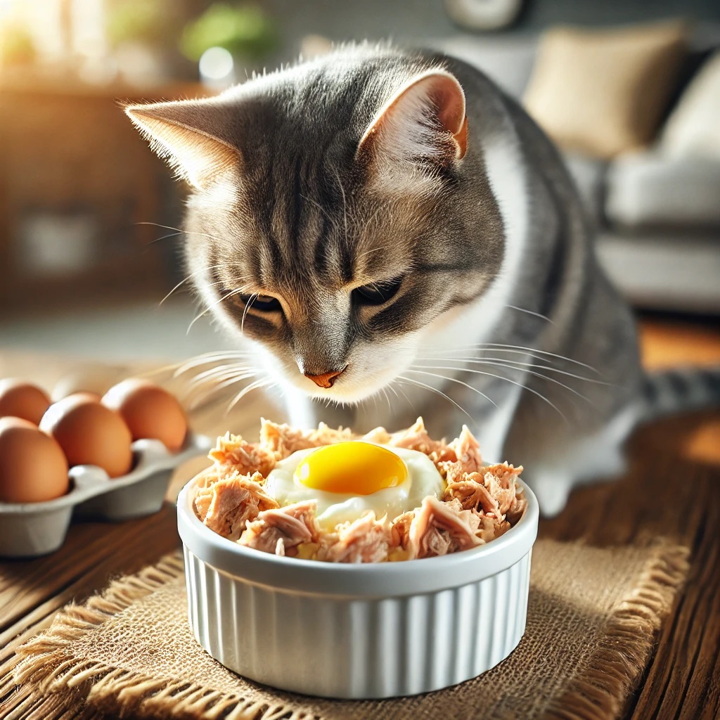 Cat Food Egg and Turkey Scramble