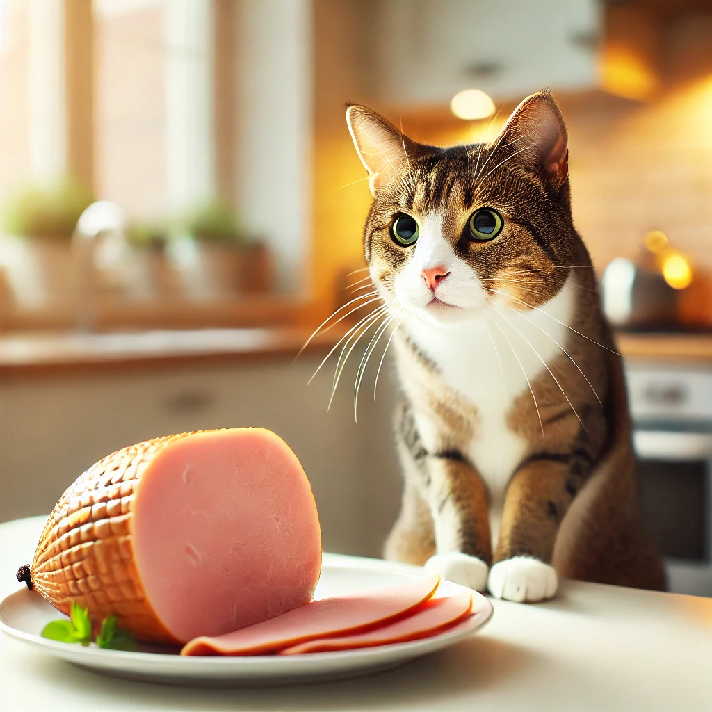 Cats Eat Ham