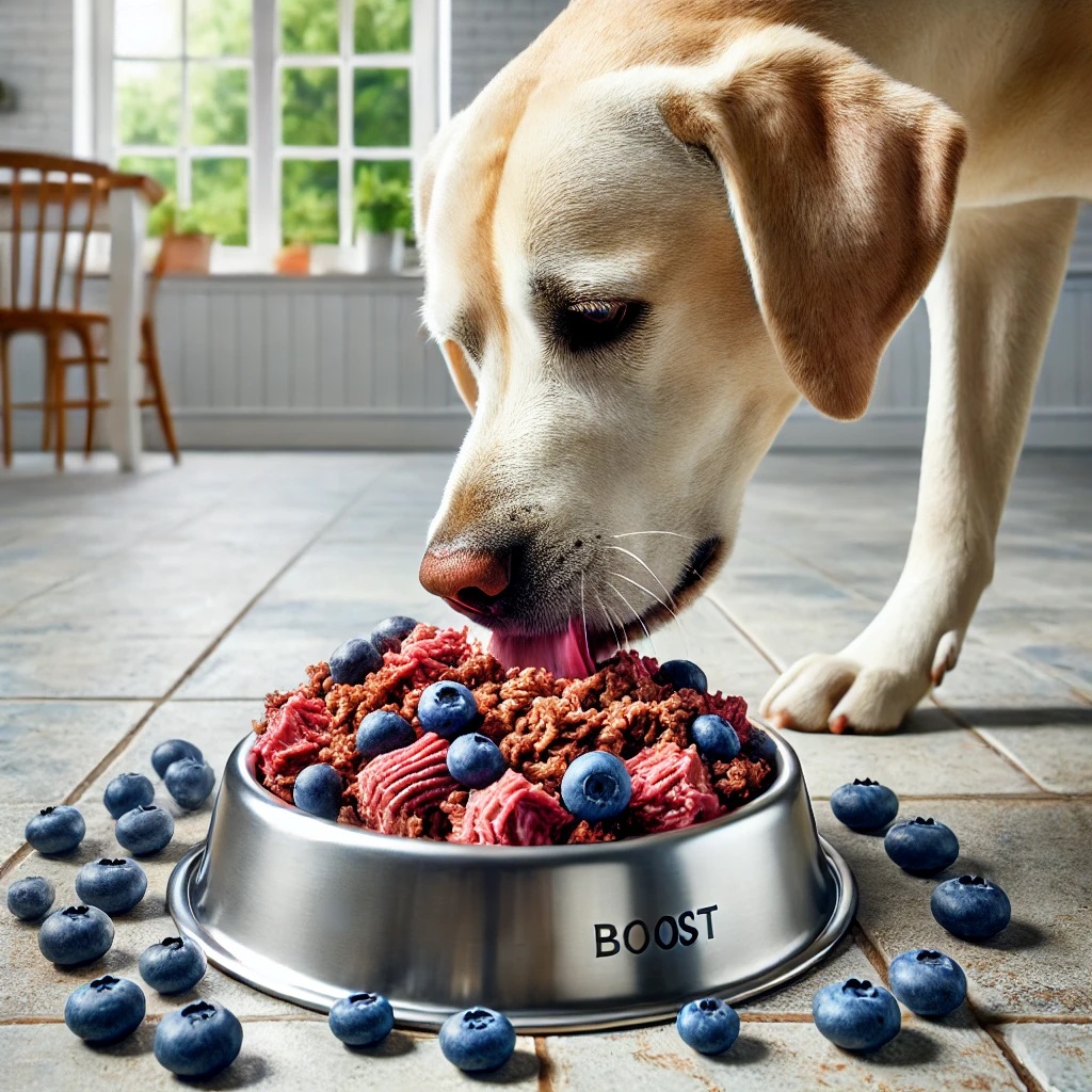 Dog Food Beef and Blueberry Boost