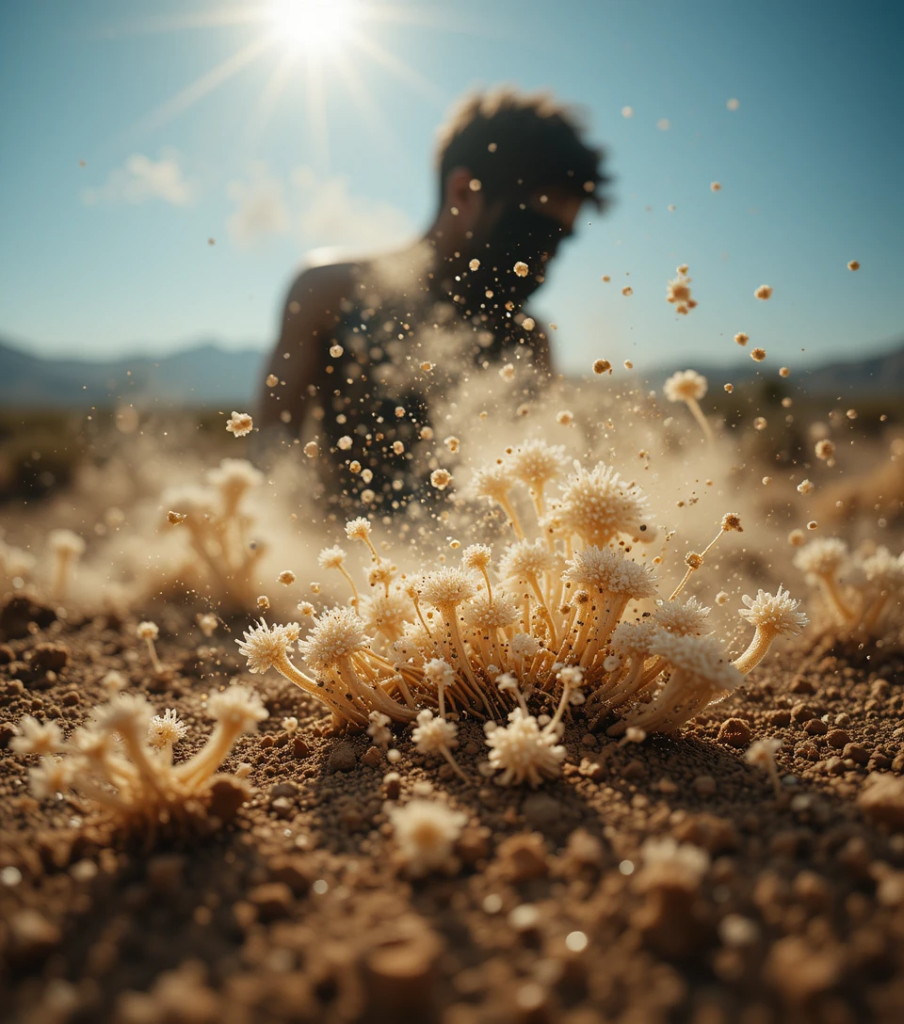 Fungal spores in desert soil linked to valley fever