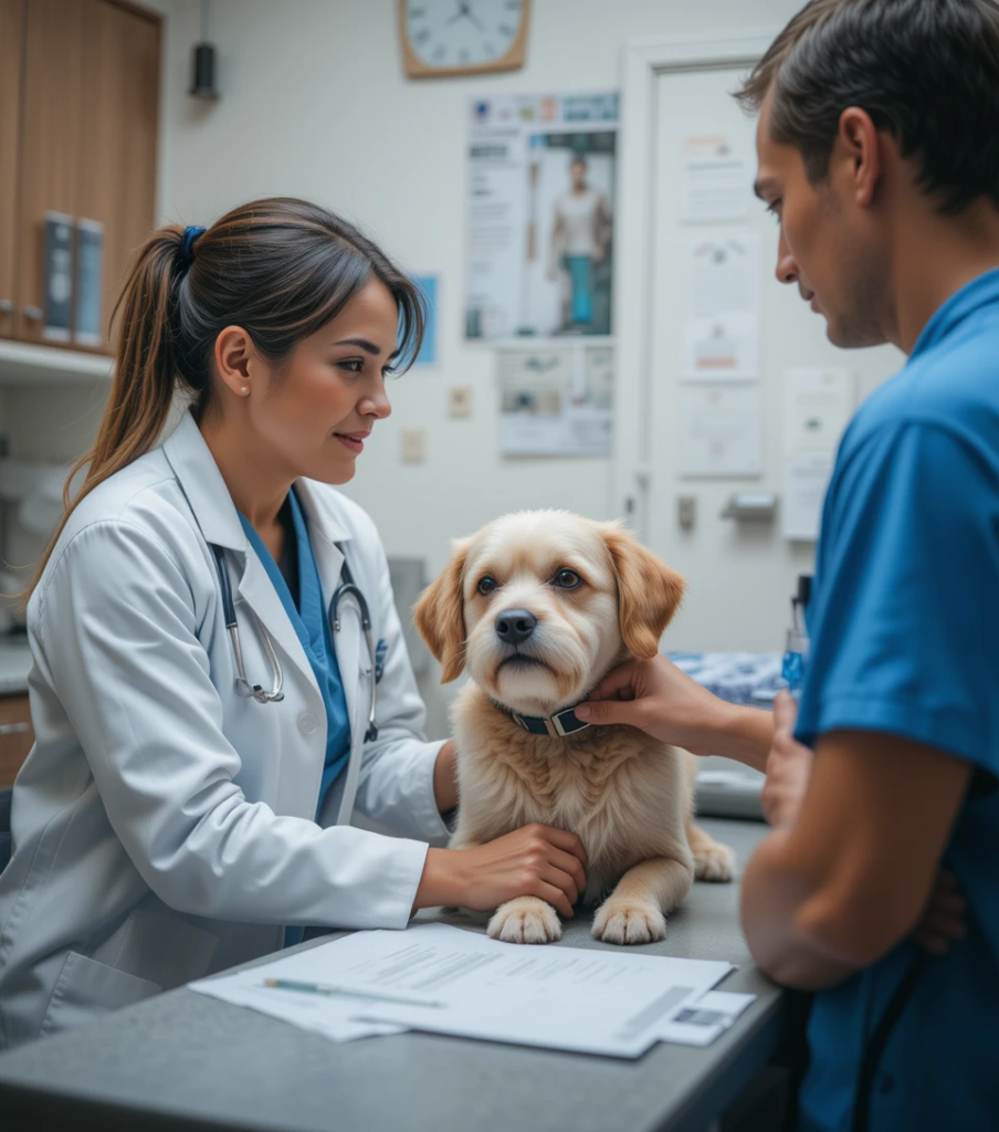 Dog owner facing tough decision with vet over pet’s future